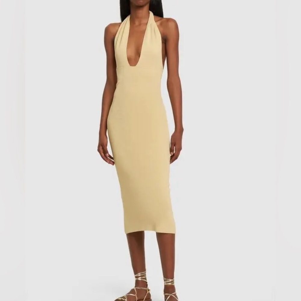 WeWoreWhat Cream Midi Dress